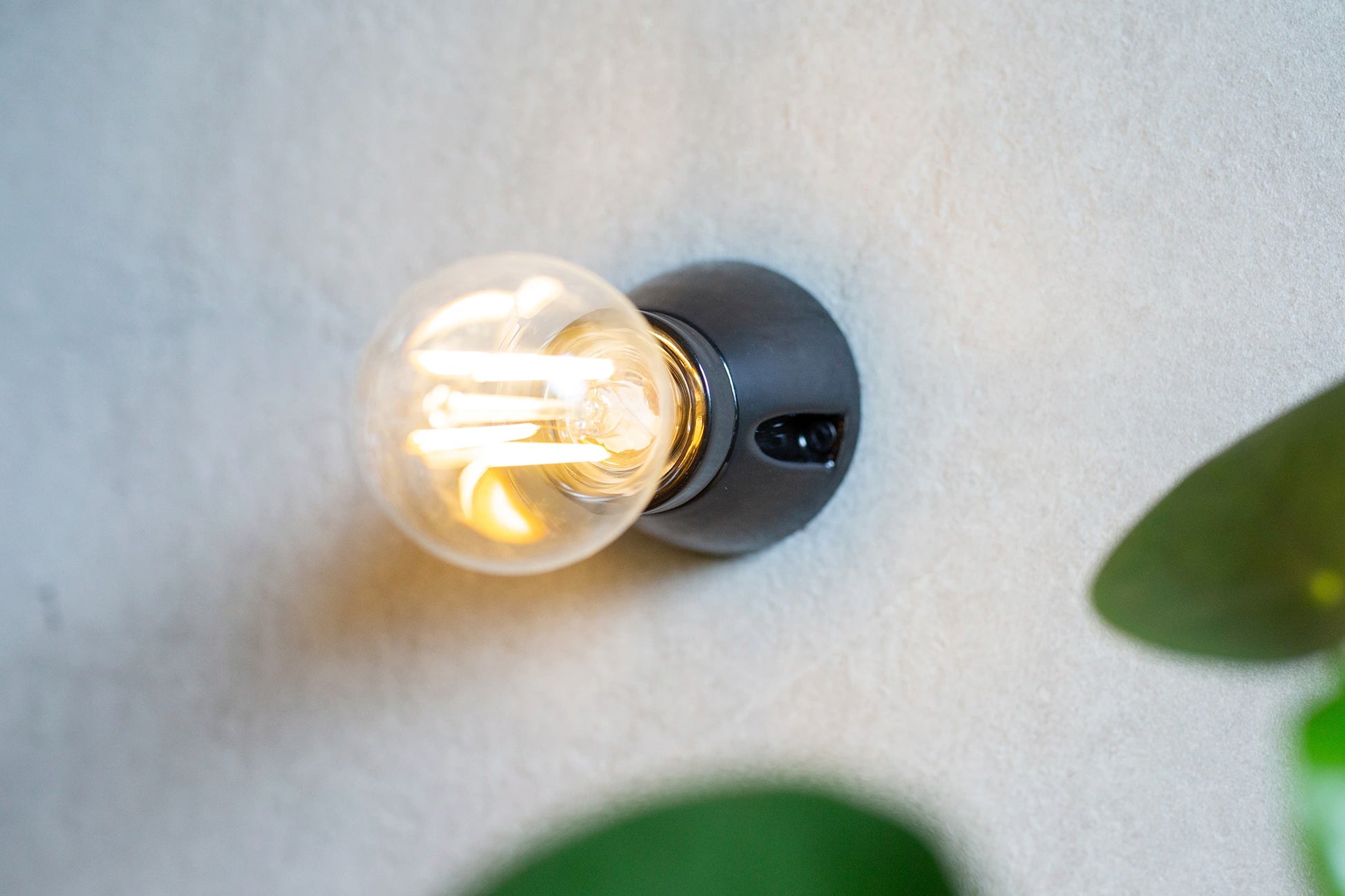 Lampenfassung 01 Rund Porzellan stiik Schwarz