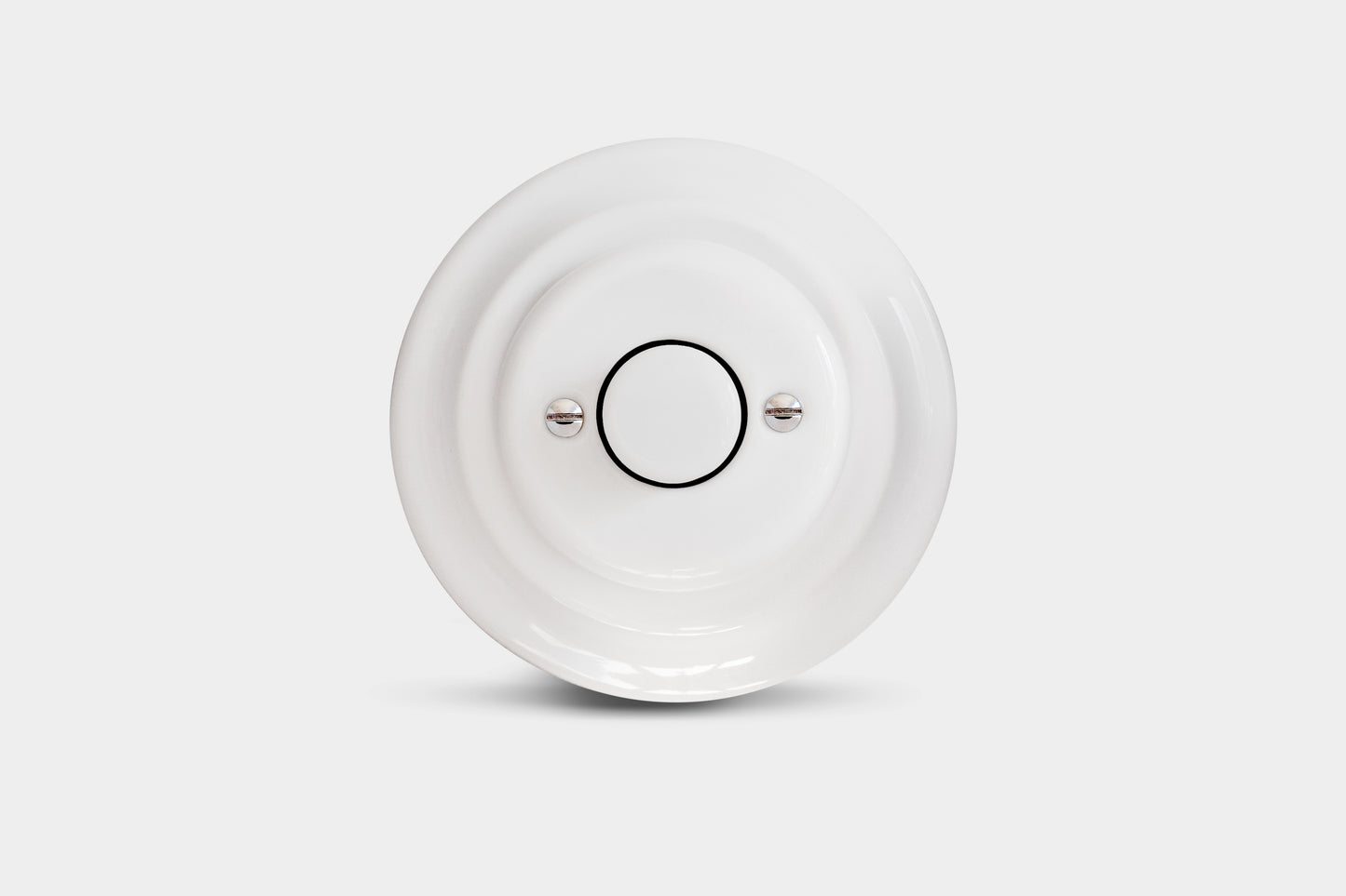 stiik Dimmer 01 aus Porzellan – Weiss retro rund mit Rahmen